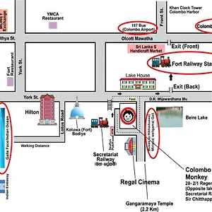 Hostel Downtown Monkey Backpackers, Colombo